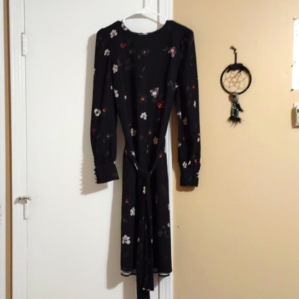 Floral Long Sleeve Dress